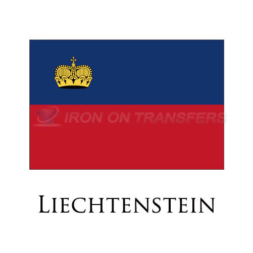 Liechtenstein flag Iron-on Stickers (Heat Transfers)NO.1915